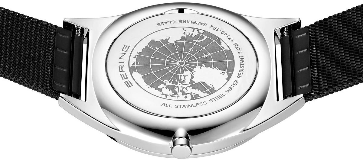 Bering 17140-102 zegarek męski klasyczny Ultra Slim bransoleta - miniatura 8