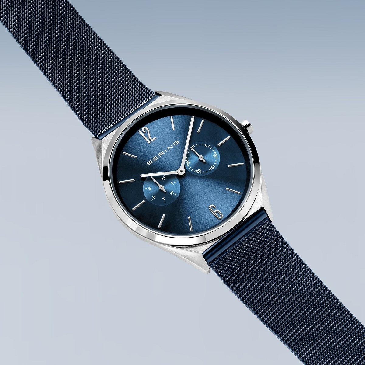 Bering 17140-307 zegarek srebrny klasyczny Ultra Slim bransoleta - miniatura 3