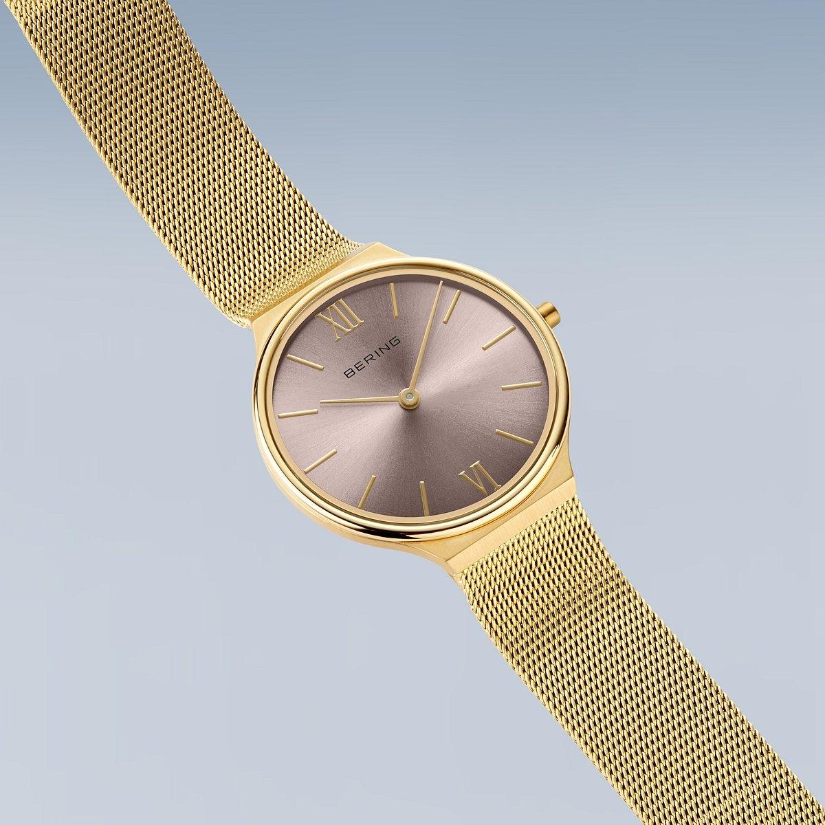 Bering 18434-336 Ultra Slim klasyczny zegarek złoty - miniatura 9