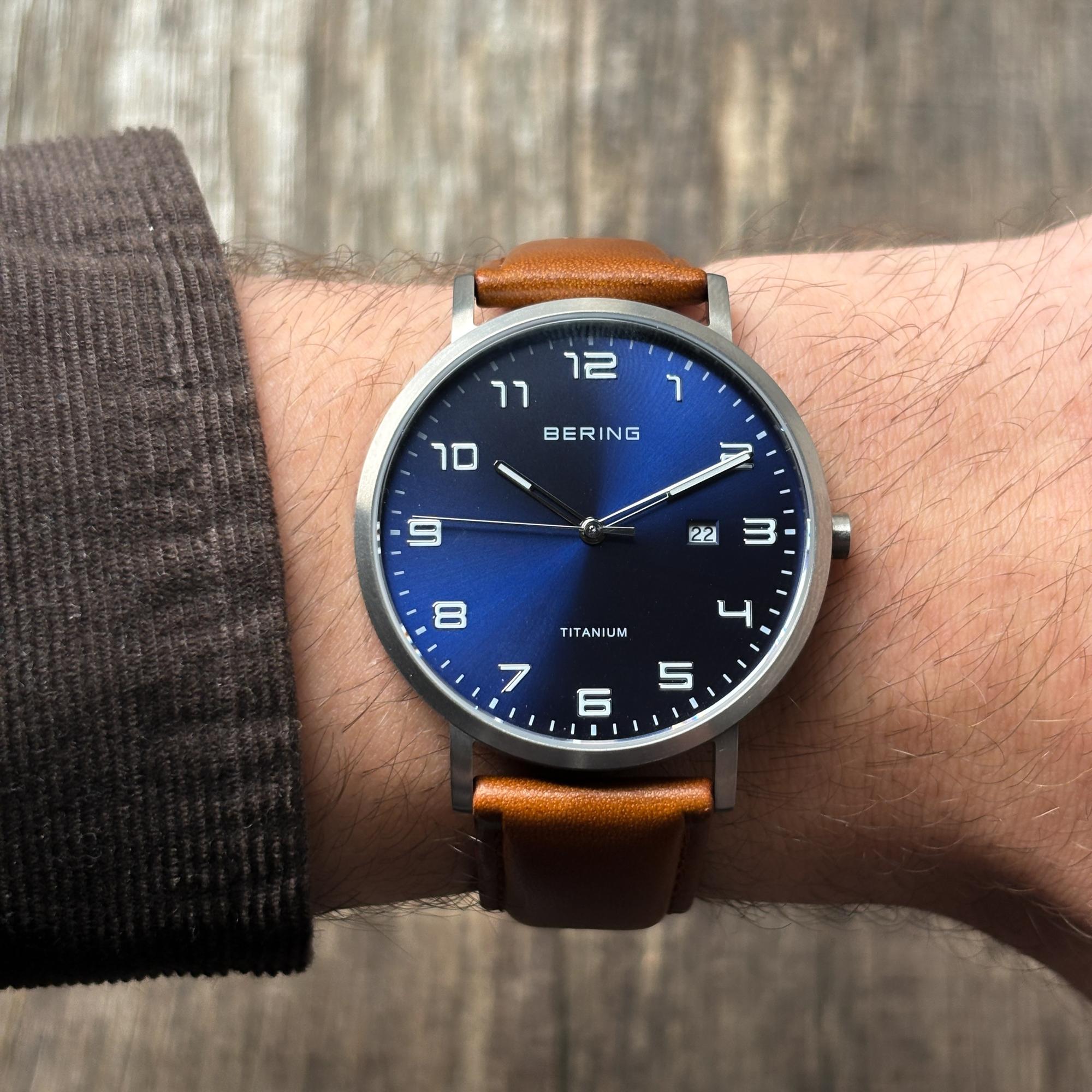 Bering 18640-567 zegarek męski Titanium szary - miniatura 12
