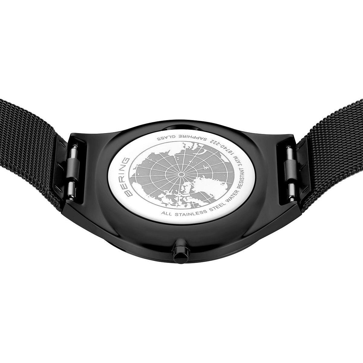 Bering 18740-222 zegarek męski klasyczny Ultra Slim bransoleta - miniatura 10
