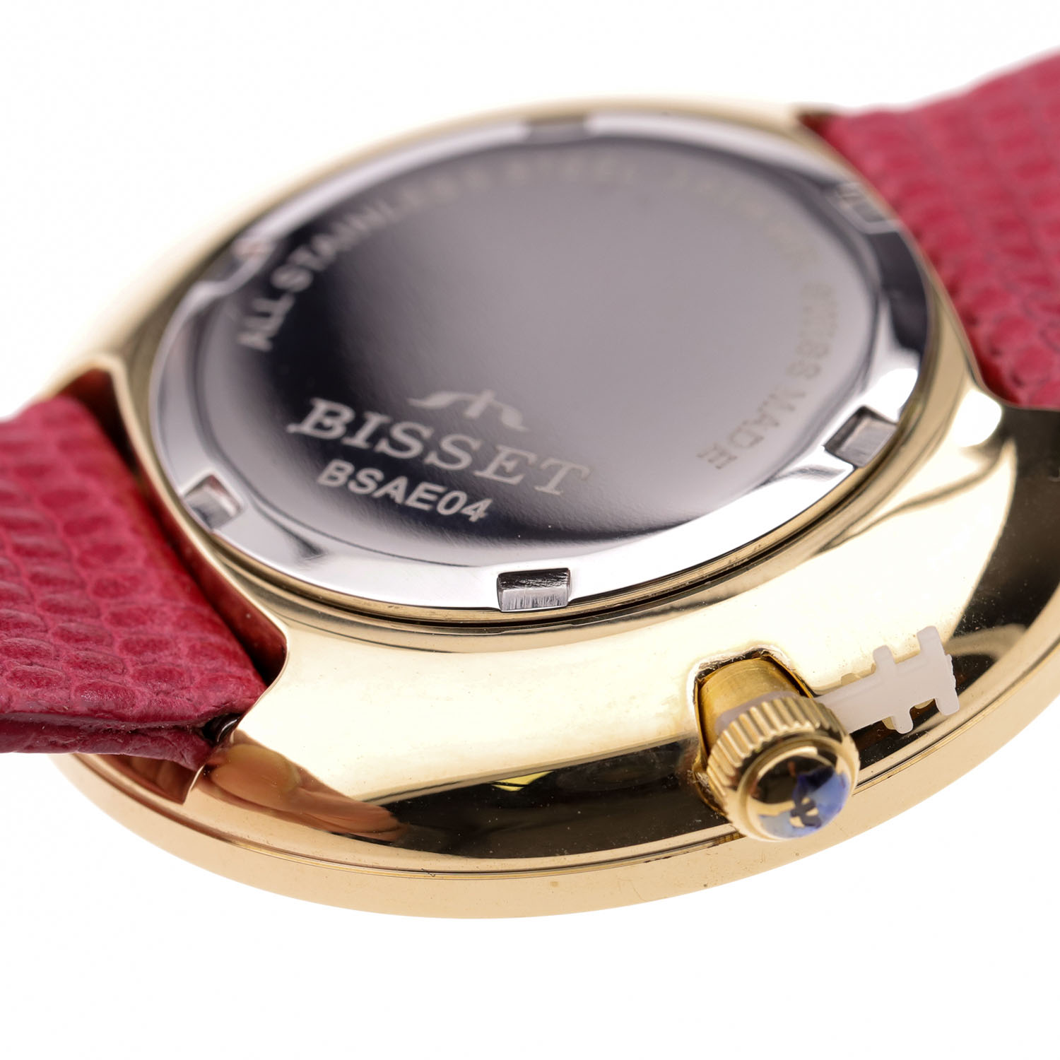 Bisset BSAE04GISX03BX-POWYSTAWOWY zegarek złoty elegancki Biżuteryjne pasek - miniatura 5