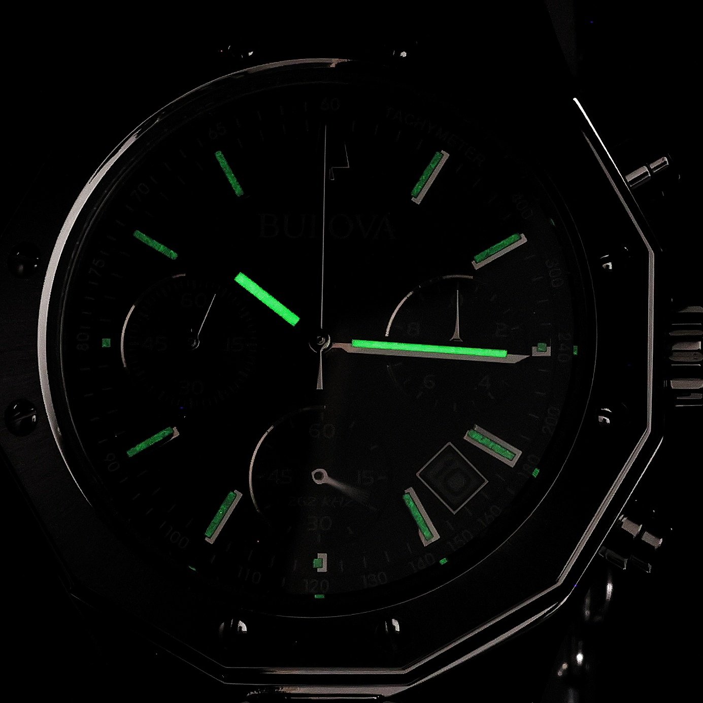 Bulova 96B410 Precisionist Precisionist Chronograph zegarek męski elegancki mineralne - miniatura 5