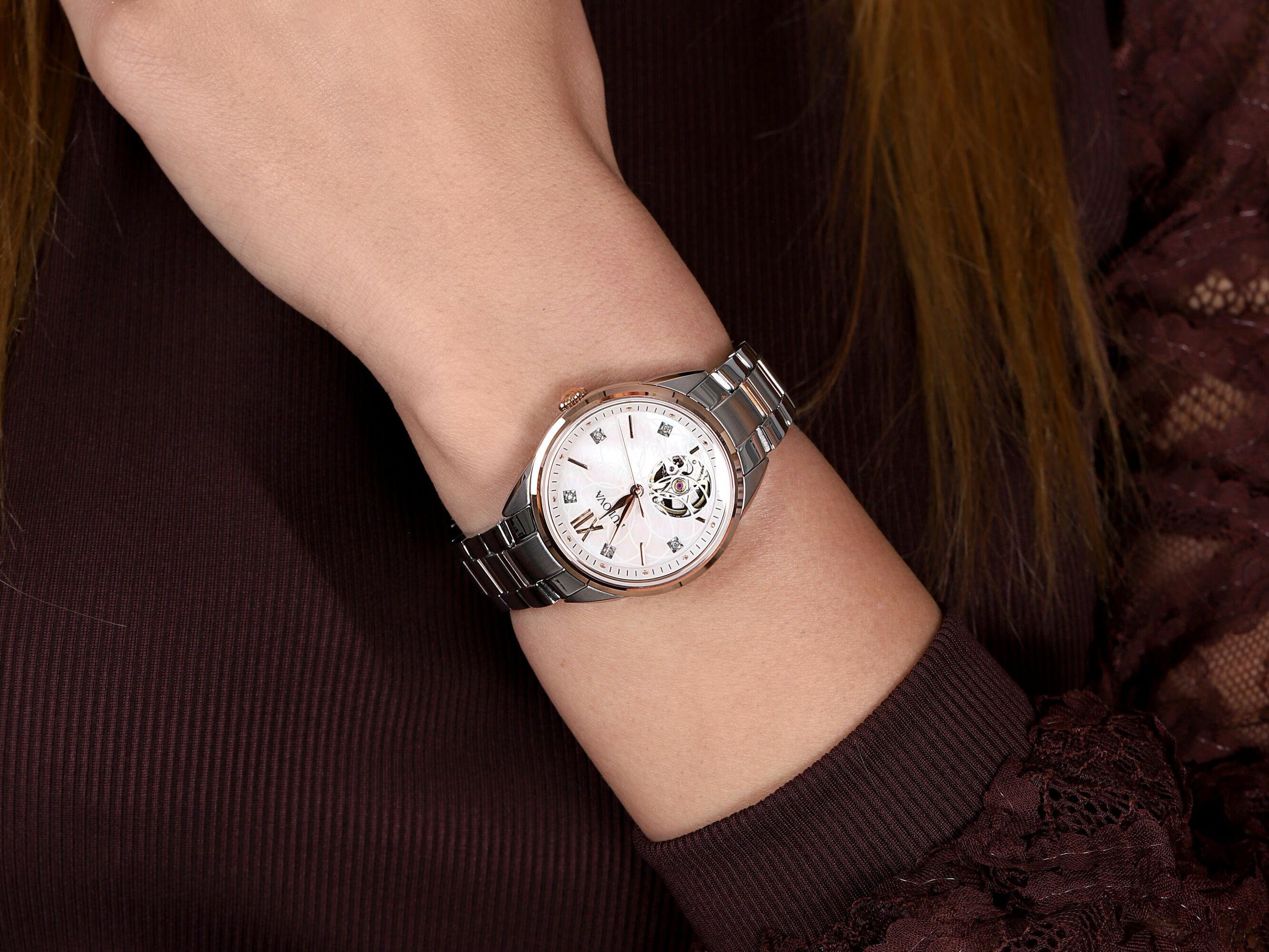 Bulova 98P170 zegarek damski Diamond - miniatura 2