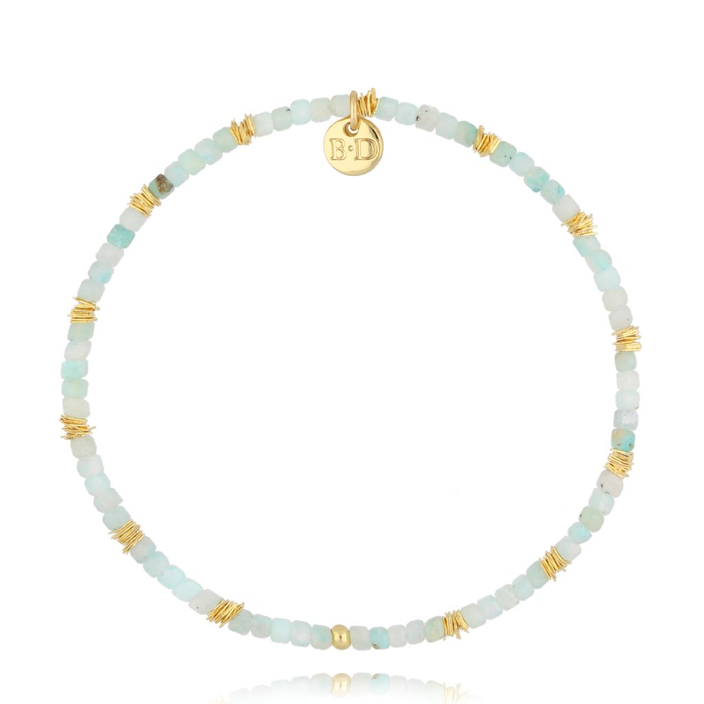 Bransoletka z amazonitami Duchess By Dziubeka BSC2068 