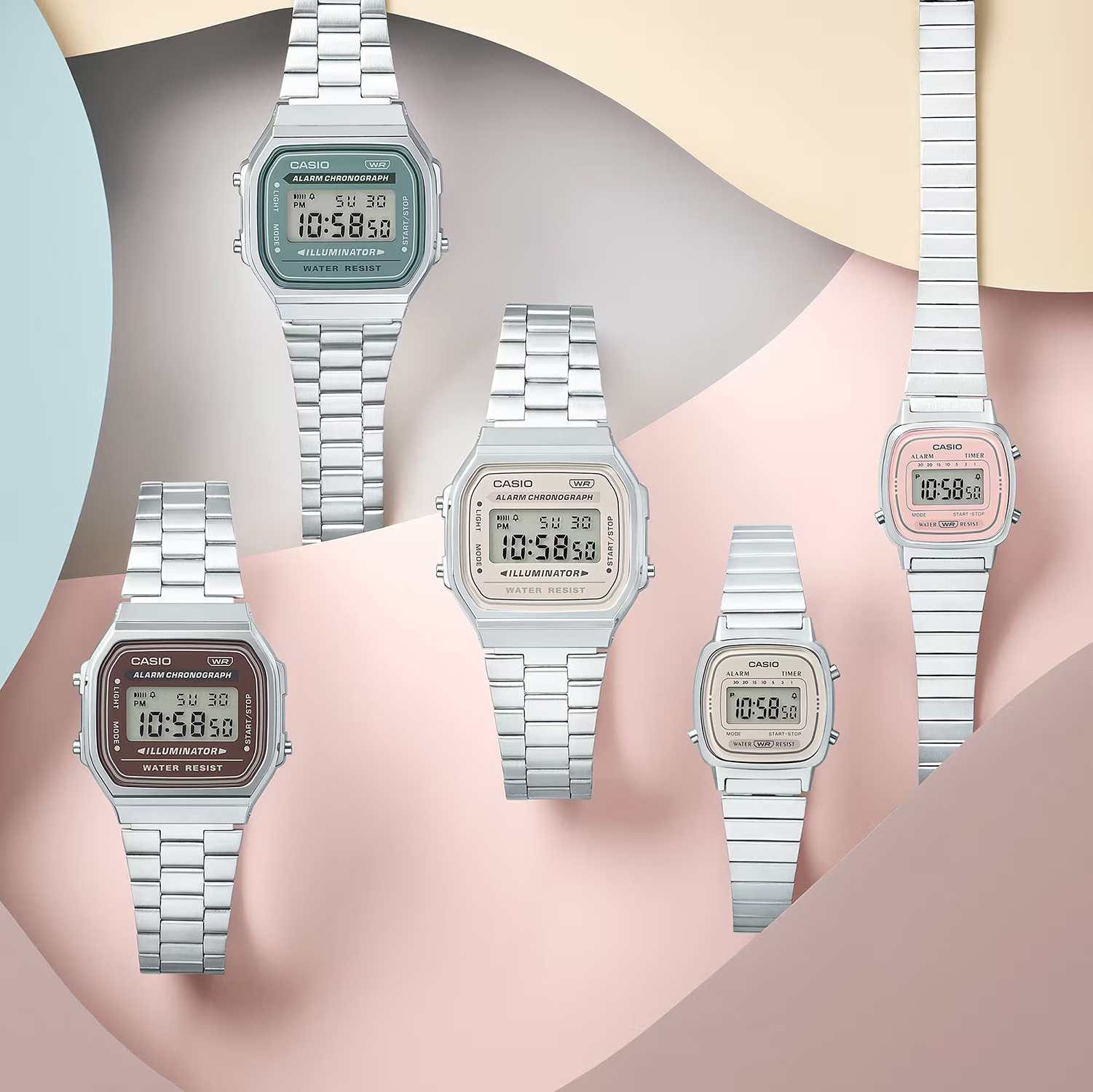 Casio A168WA-8AYES zegarek - miniatura 3