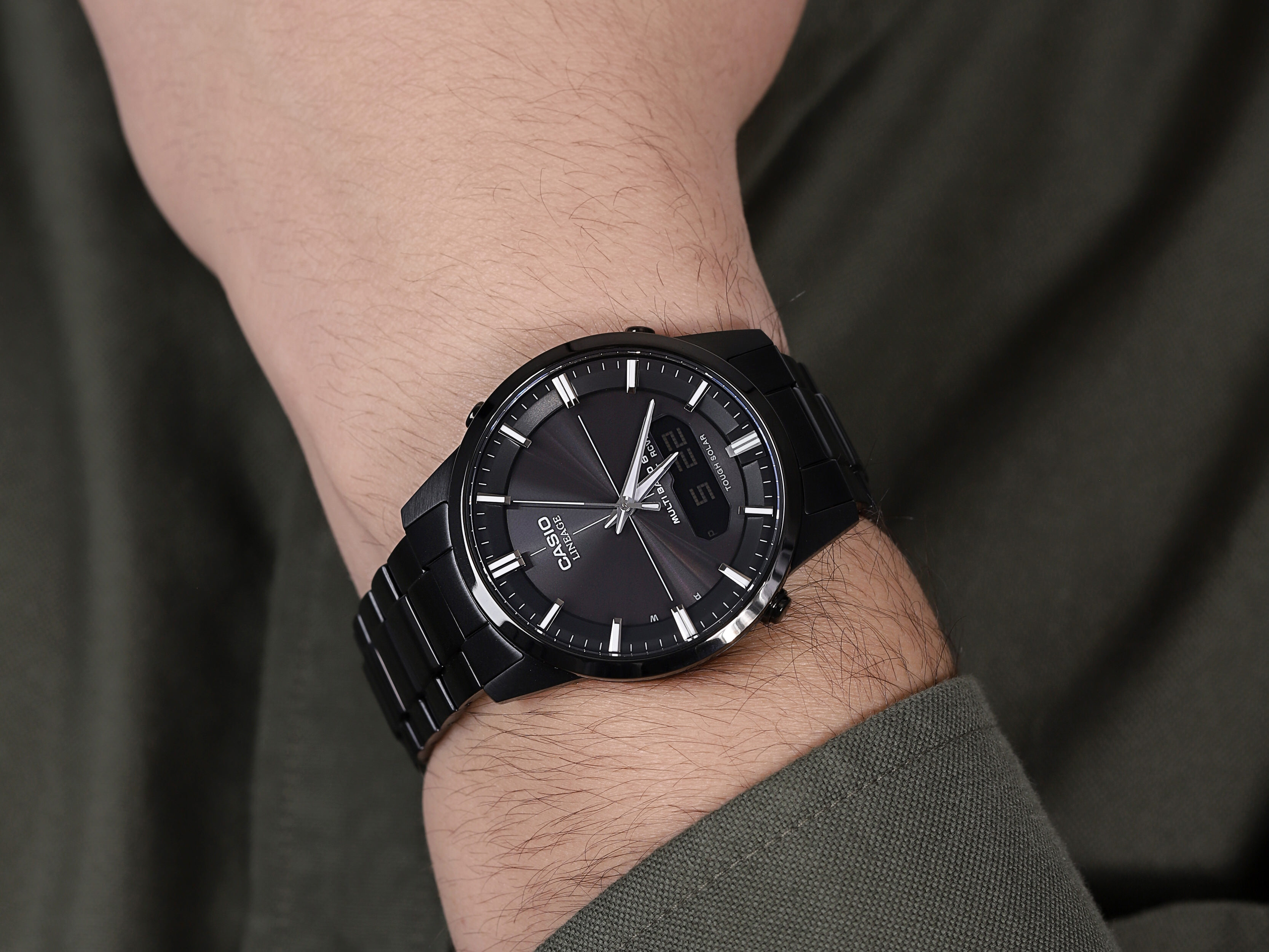 Casio LCW-M170DB-1AER męski zegarek Lineage bransoleta - miniatura 2