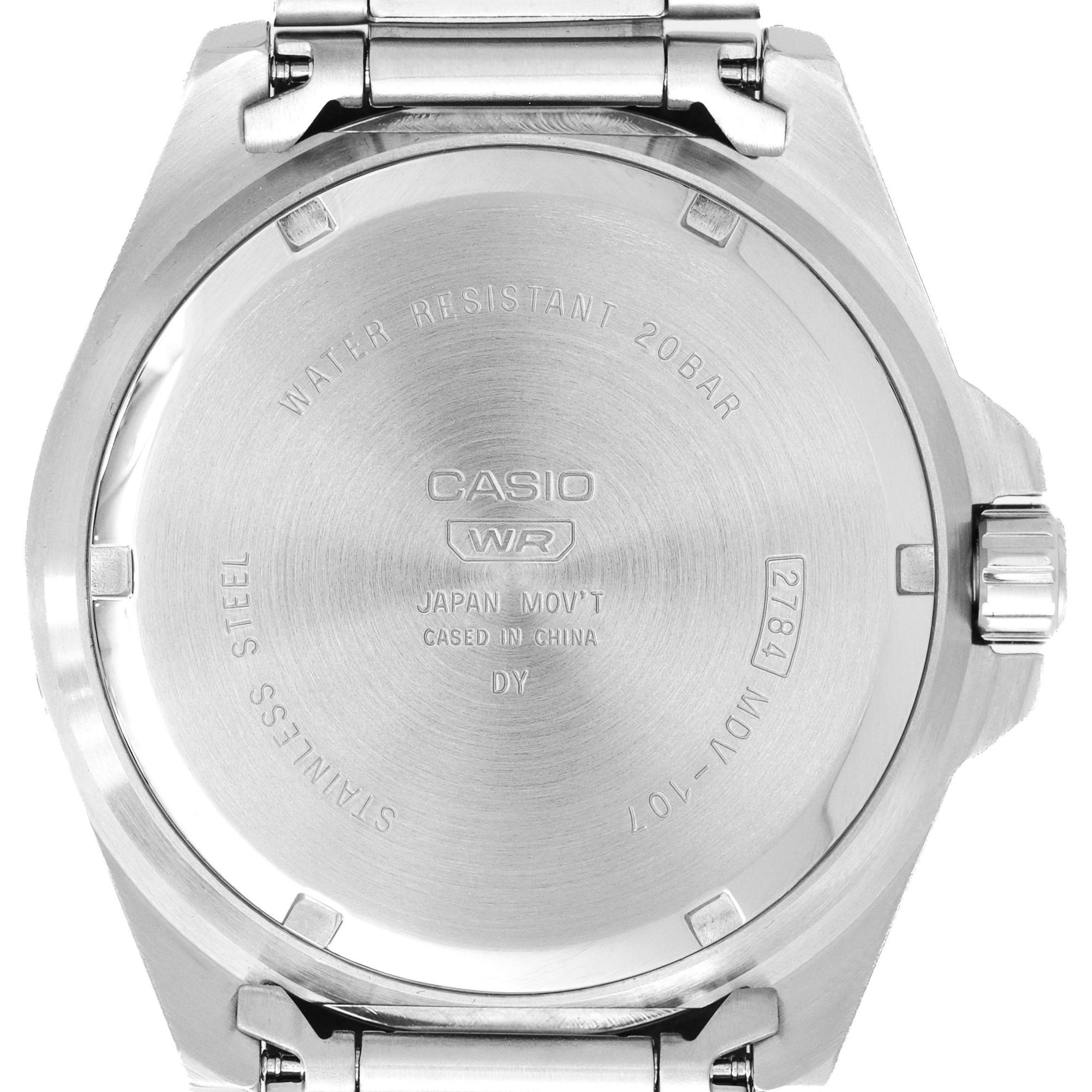 Casio MDV-107D-1A1VEF zegarek srebrny klasyczny Klasyczne bransoleta - miniatura 8
