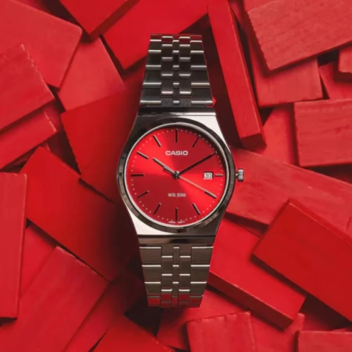 Casio MTP-B145D-4A2VEF męski zegarek Klasyczne bransoleta - miniatura 3