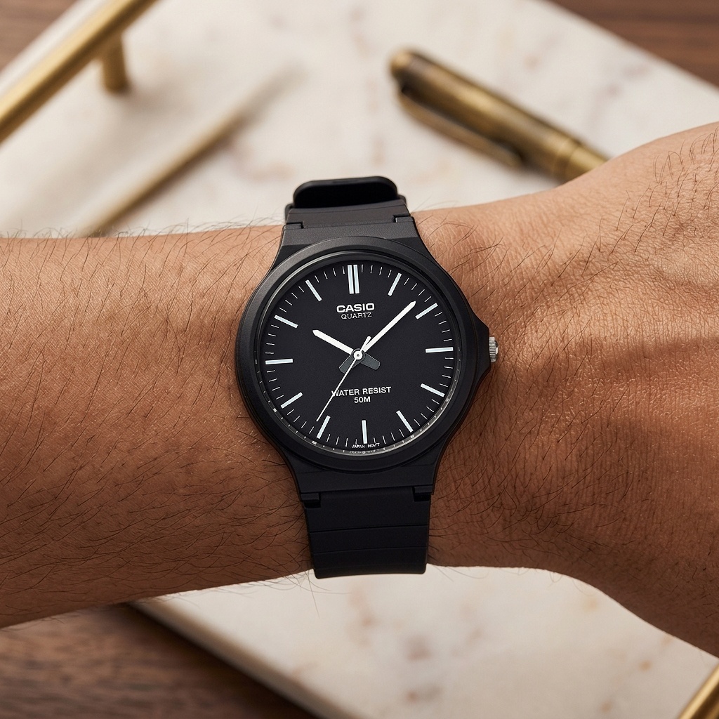Casio MW-240-1EVEF męski zegarek Klasyczne pasek - miniatura 3