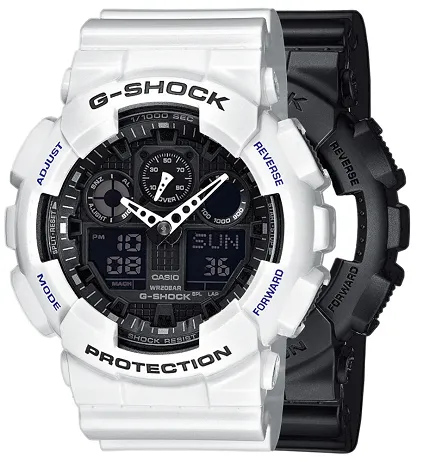 Casio SET GA-100-1A1ER + BEZEL 10347600 + PASEK 10347710 - zdjęcie 1
