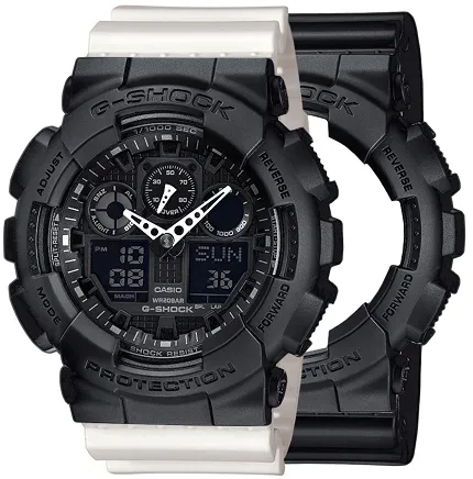 Casio SET GA-100-1A1ER + BEZEL 10358741 + PASEK 10366715 - zdjęcie 1