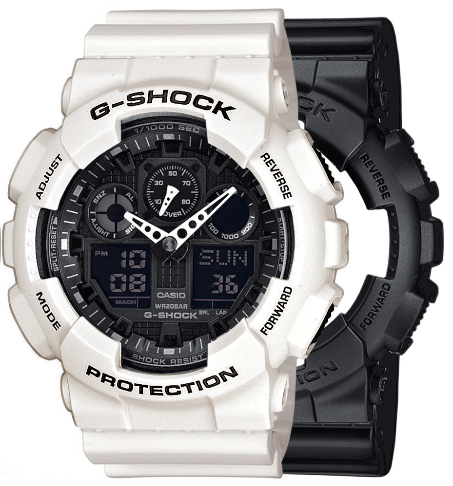  Casio G-SHOCK SET GA-100-1A1ER + BEZEL 10395292 + PASEK 10366715 