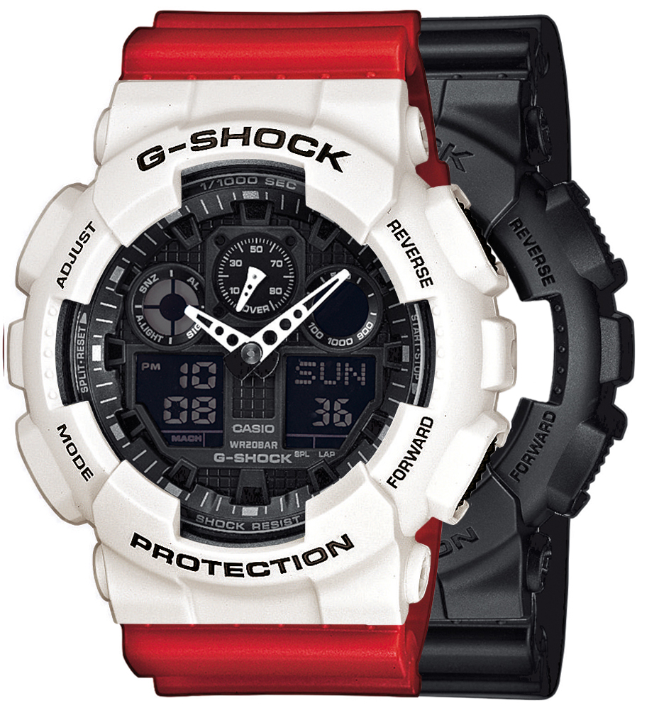 Casio SET GA-100-1A1ER + BEZEL 10395292 + PASEK 10395226 - miniatura 1