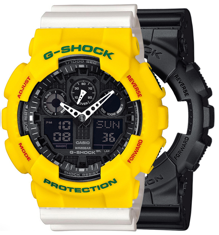 Casio SET GA-100-1A1ER + BEZEL 10414779 + PASEK 10366715 - miniatura 1