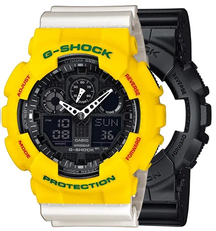 Casio SET GA-100-1A1ER + BEZEL 10414779 + PASEK 10395227 - zdjęcie 1