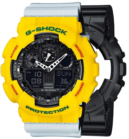 Casio SET GA-100-1A1ER + BEZEL 10414779 + PASEK 10527469 - zdjęcie 1