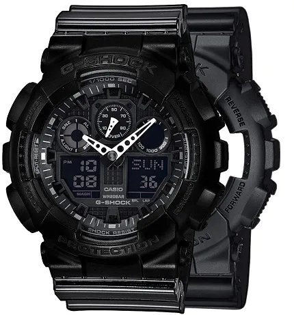 Casio SET GA-100-1A1ER + BEZEL 10523429 + PASEK 10378391 - zdjęcie 1
