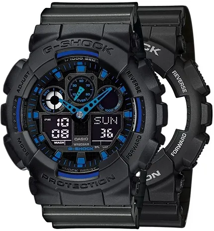 Casio SET GA-100-1A2ER + BEZEL 10358741 + PASEK 10467764 - zdjęcie 1