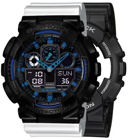Casio SET GA-100-1A2ER + BEZEL 10523429 + PASEK 10347710 - zdjęcie 1