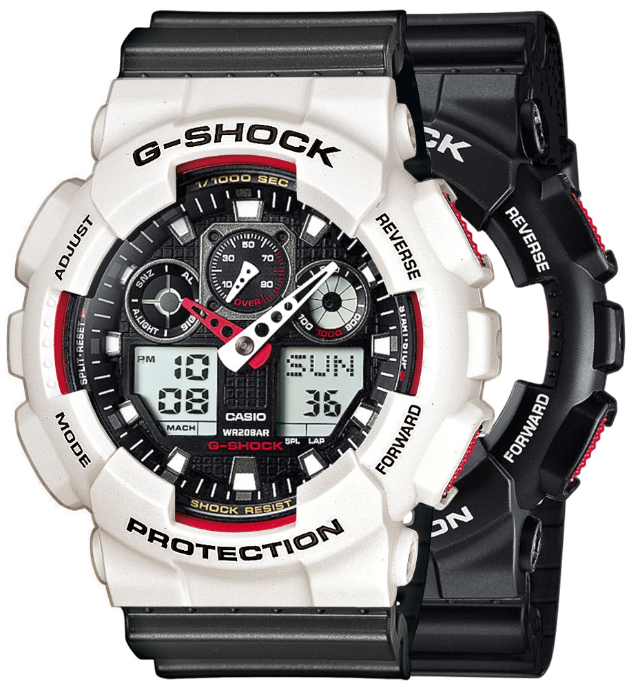 Casio SET GA-100-1A4ER + BEZEL 10395292 + PASEK 10467764 - miniatura 1
