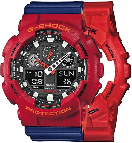 Casio SET GA-100B-4AER + BEZEL 10441433 + PASEK 10527467 - zdjęcie 1