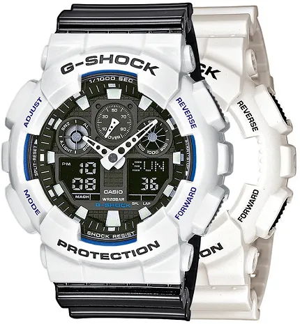 Casio SET GA-100B-7AER + BEZEL 10347600 + PASEK 10378391 - zdjęcie 1