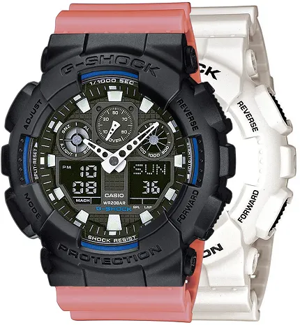 Casio SET GA-100B-7AER + BEZEL 10358741 + PASEK 10498150 - zdjęcie 1