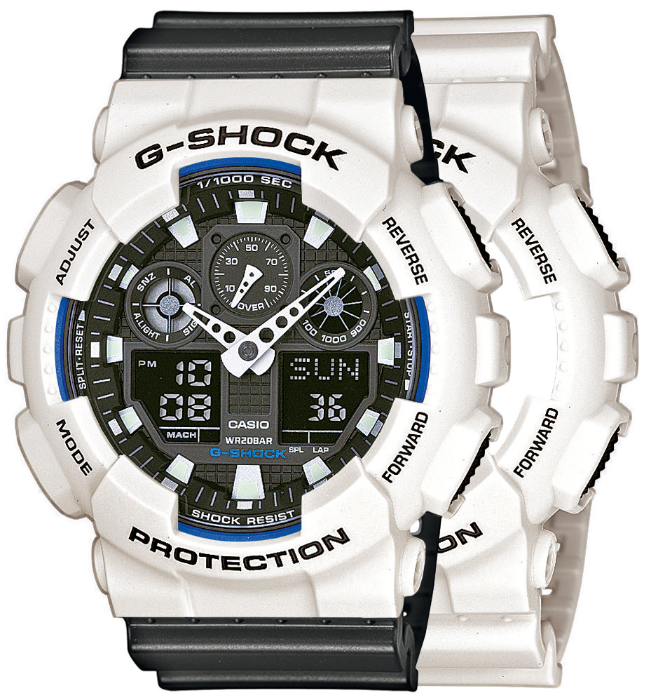  Casio G-SHOCK SET GA-100B-7AER + BEZEL 10395292 + PASEK 10467764 