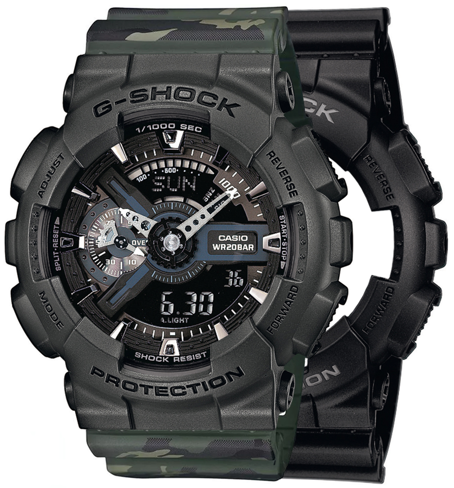 Casio SET GA-110-1BER + BEZEL 10467795 + PASEK 10561429 - miniatura 1