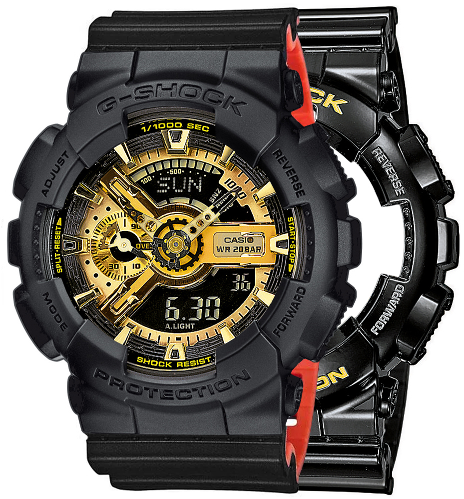 Casio SET GA-110GB-1AER + BEZEL 10358741 + PASEK 10577142 - miniatura 1