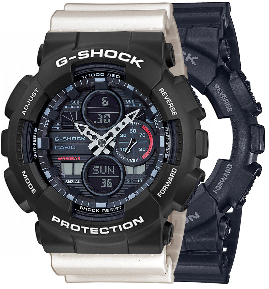 Casio SET GA-140-1A1ER + BEZEL 10508136 + PASEK 10395227 - miniatura 1