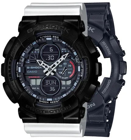 Casio SET GA-140-1A1ER + BEZEL 10523429 + PASEK 10347710 - zdjęcie 1