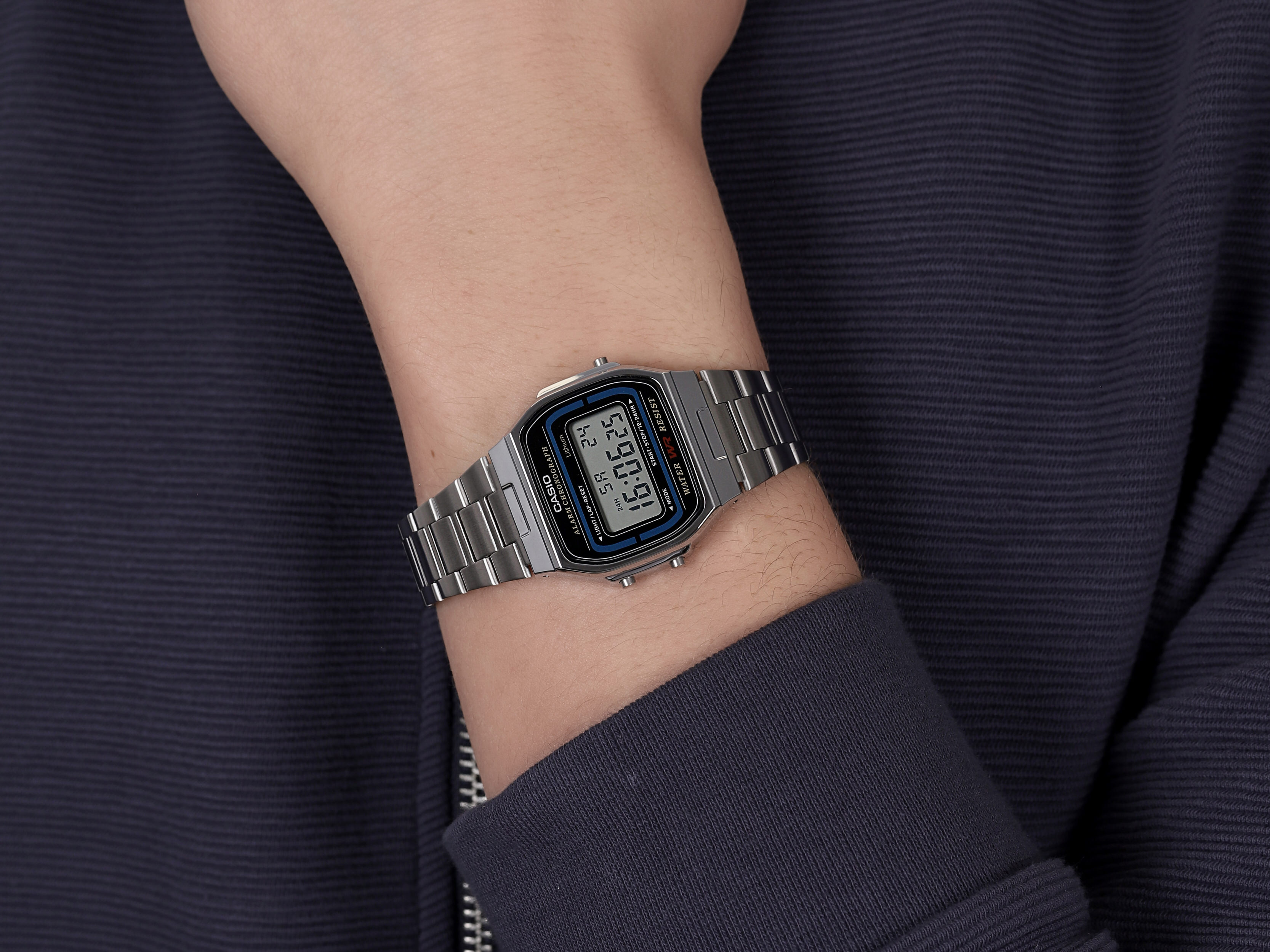 Casio Vintage A164WA-1VES męski zegarek VINTAGE Maxi bransoleta - miniatura 2