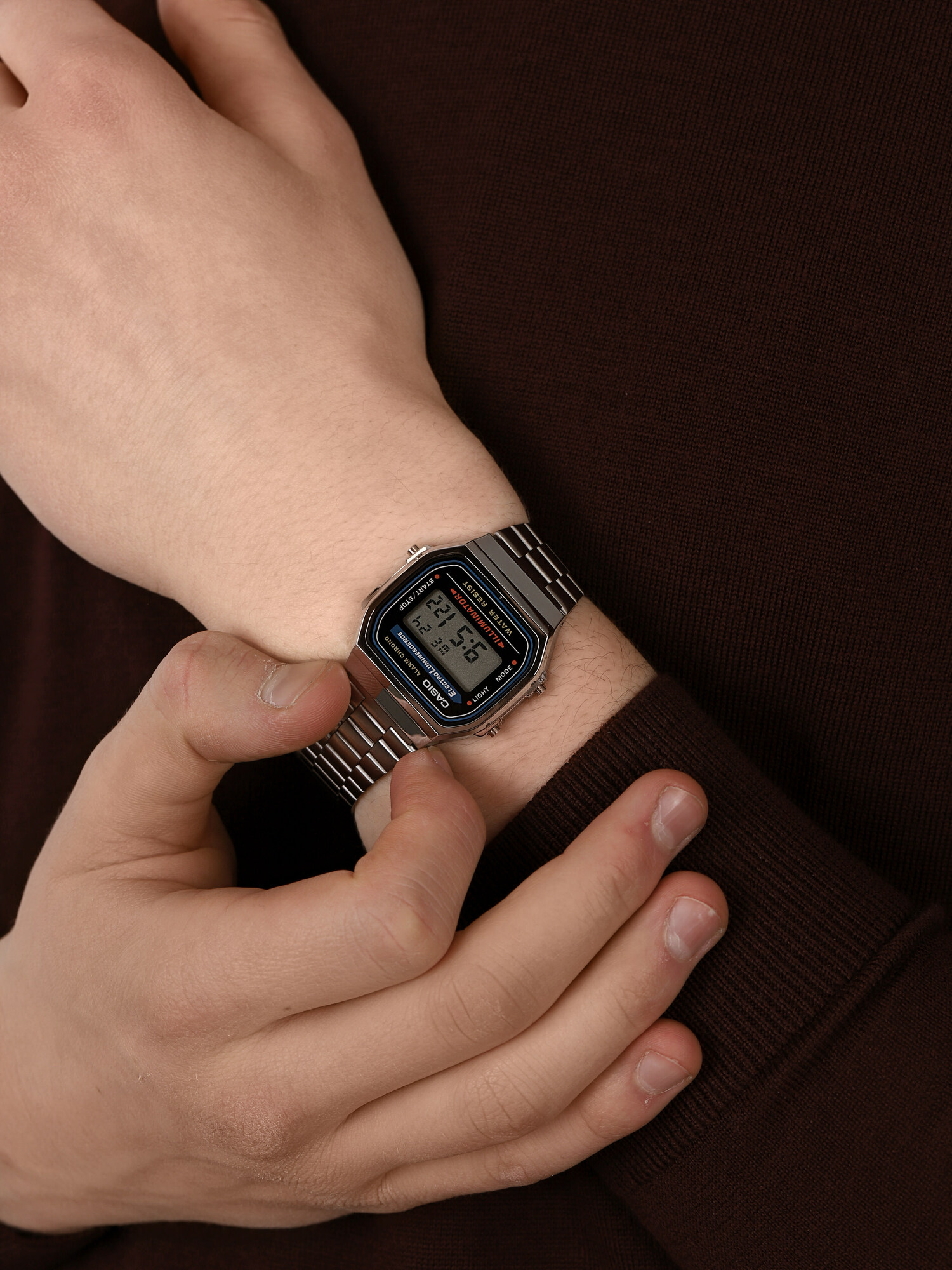 Iconic Casio Casio Vintage A168WA-1YES - hover