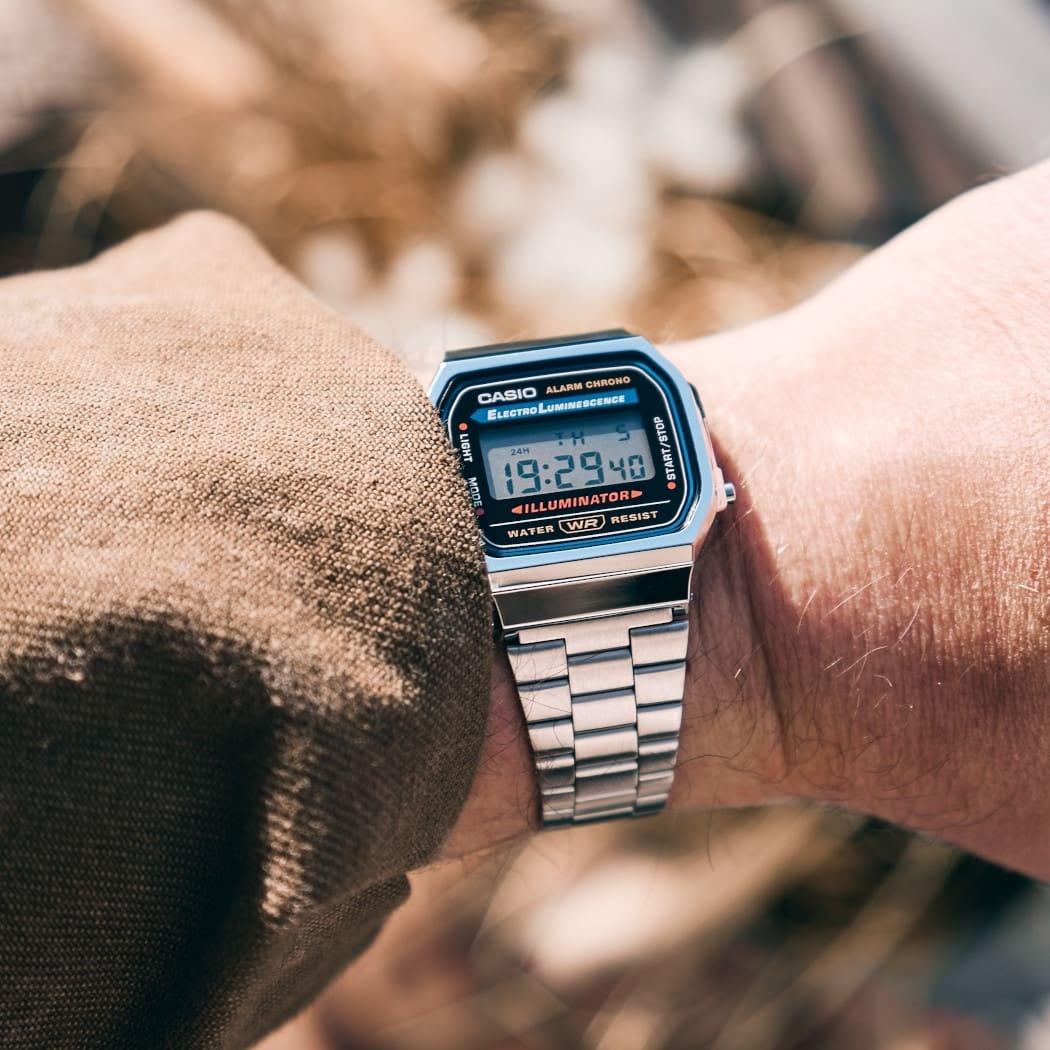 Casio Vintage A168WA-1YES zegarek japońskie VINTAGE Maxi - miniatura 11
