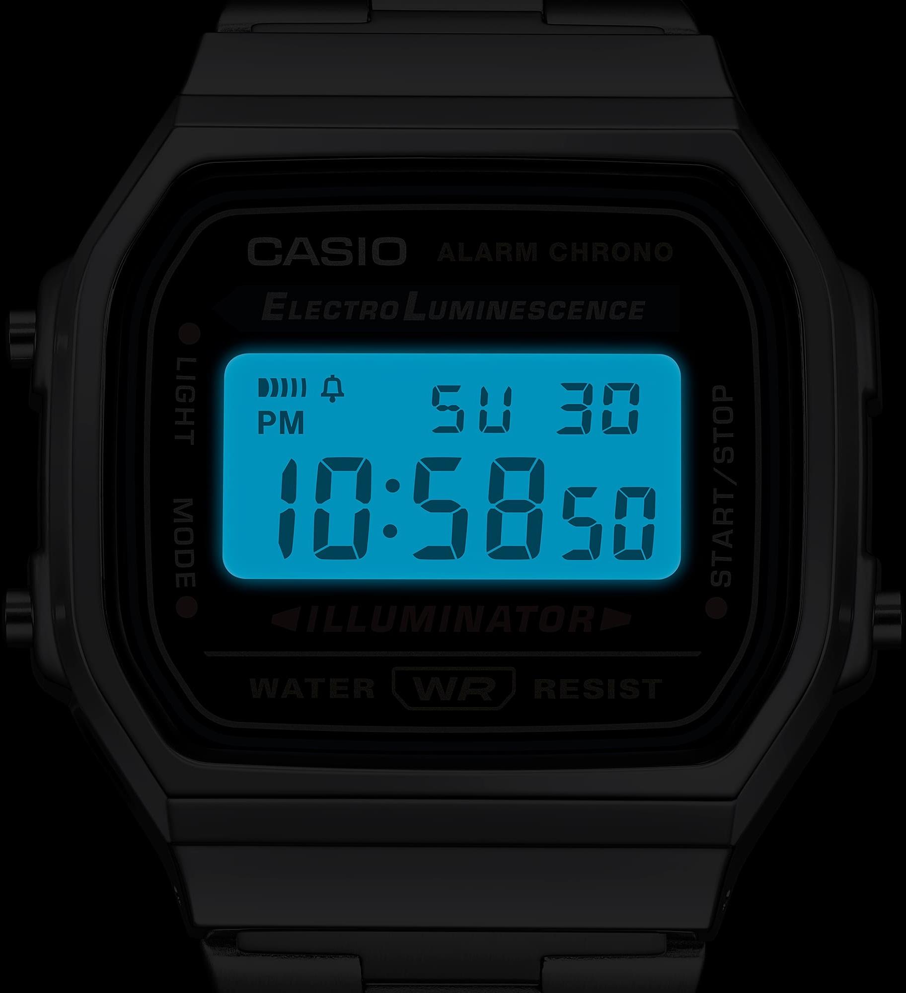 Casio Vintage A168WA-1YES zegarek męski VINTAGE Maxi srebrny - miniatura 10