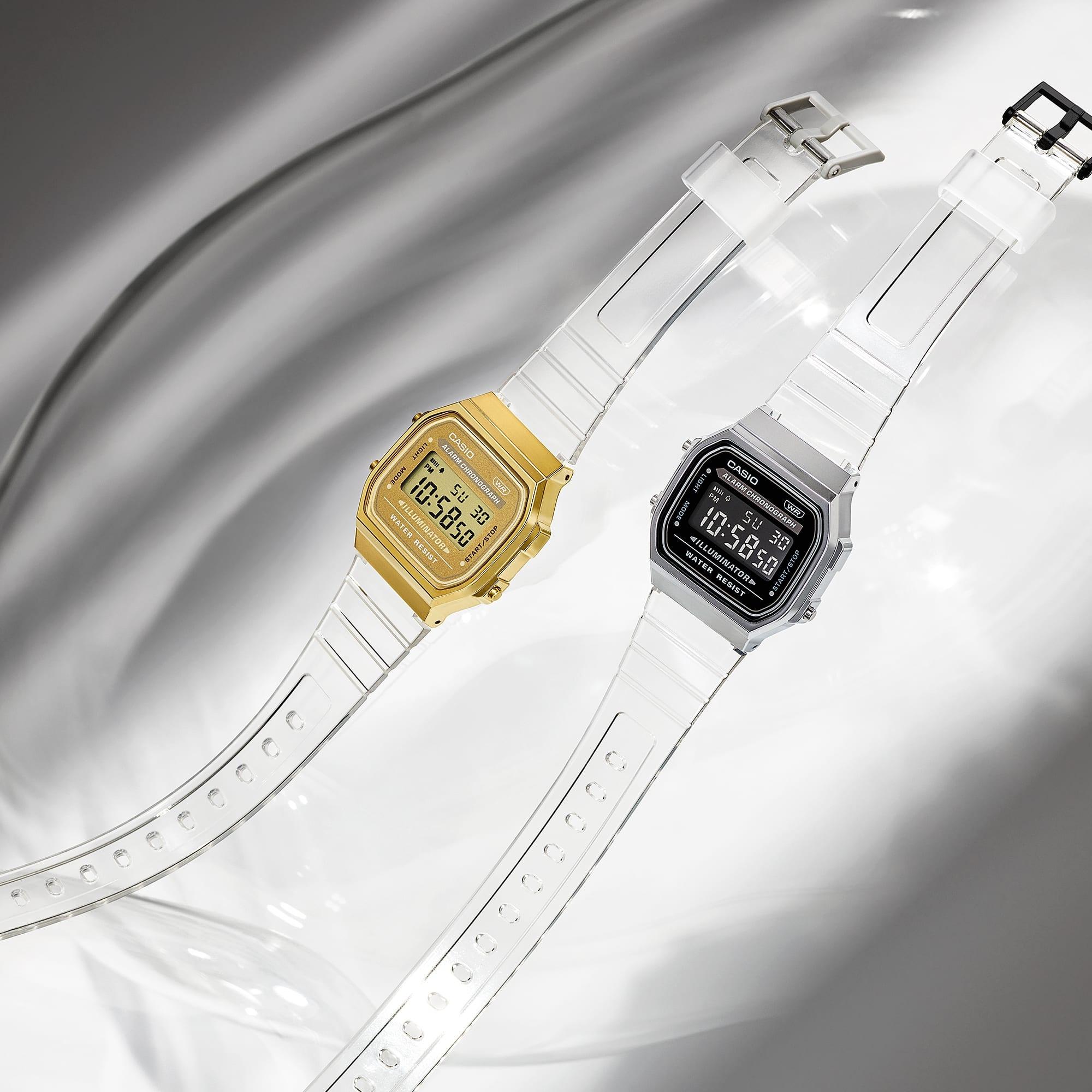 Casio Vintage A168XESG-9AEF damski zegarek VINTAGE Maxi pasek - miniatura 3