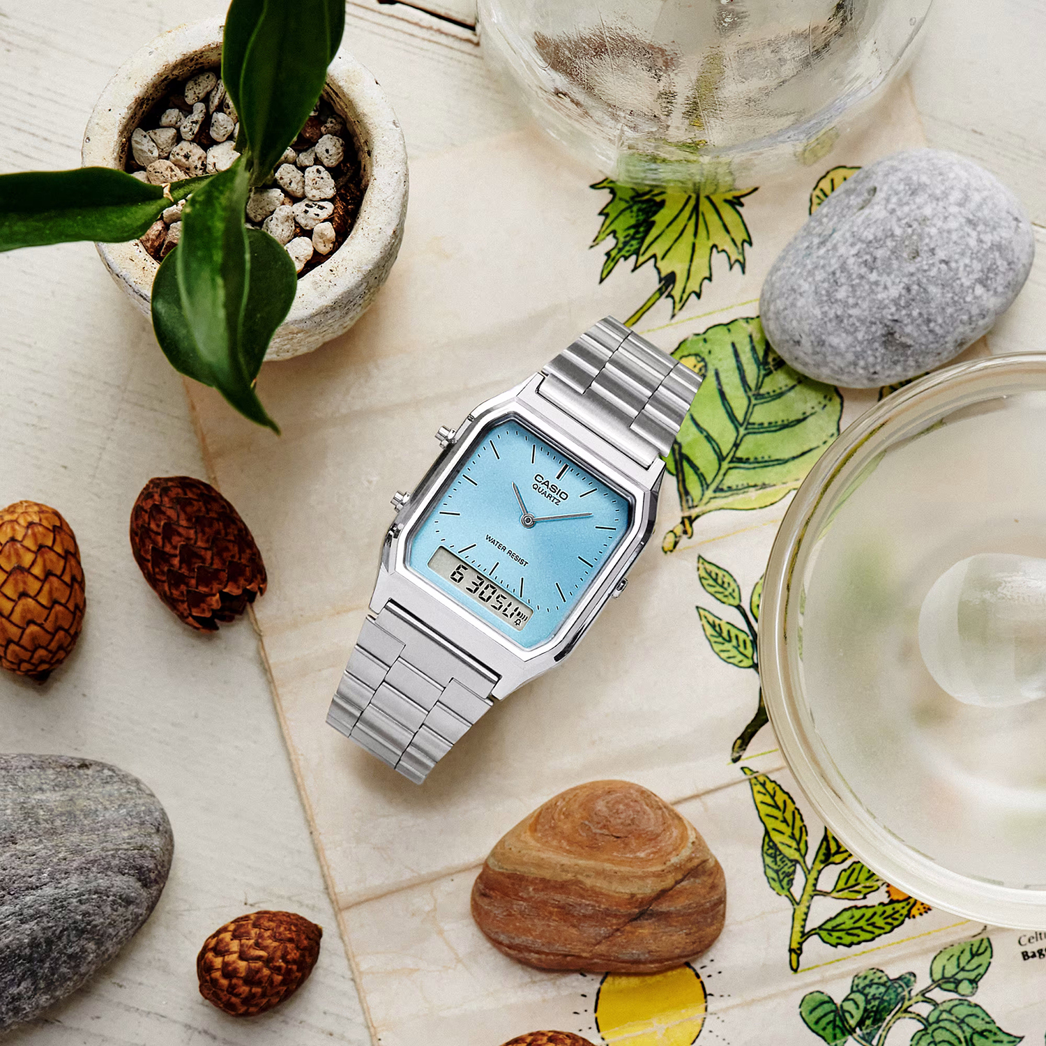 Casio Vintage AQ-230A-2A1MQYES zegarek męski VINTAGE Maxi - miniatura 2