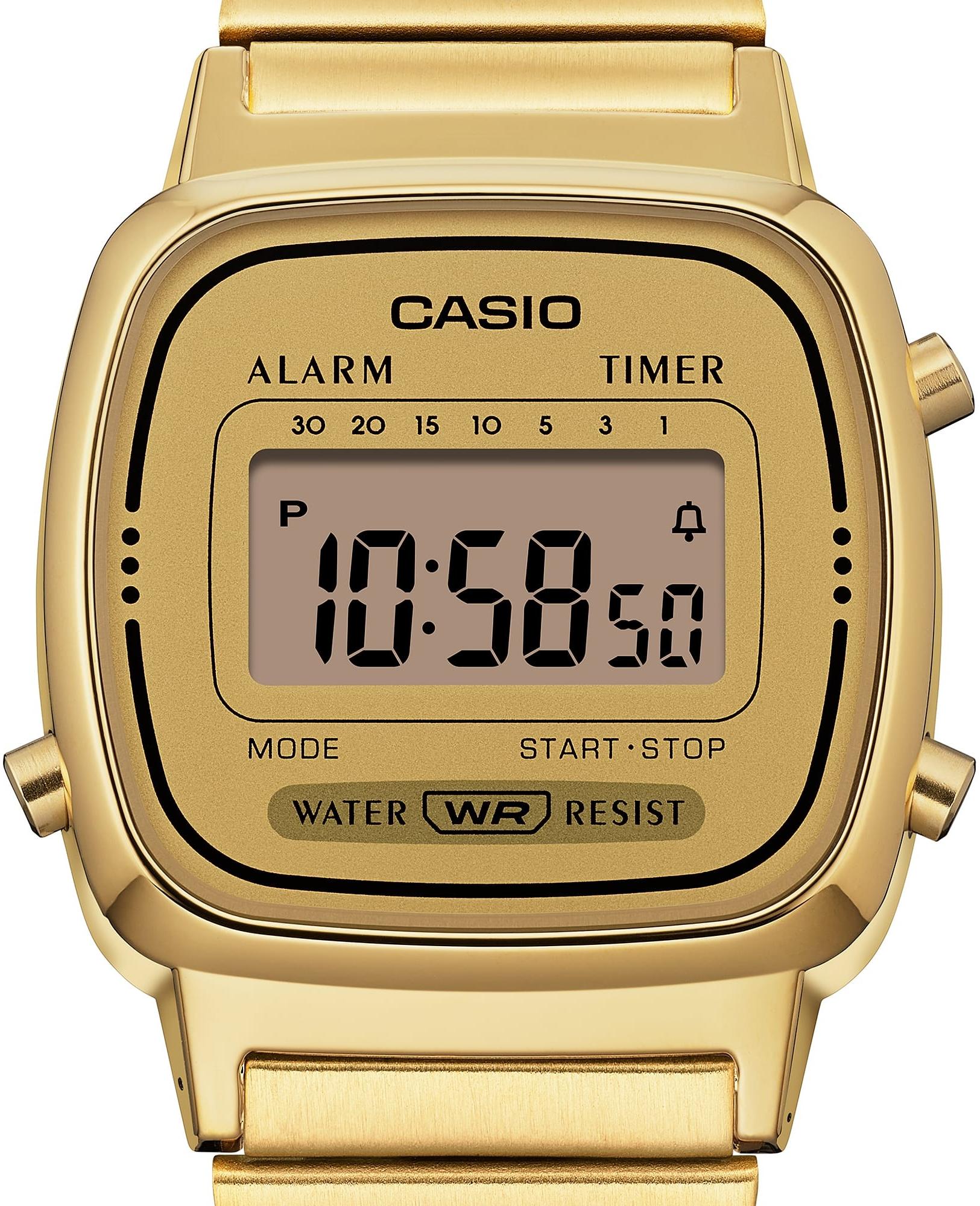 Casio Vintage LA670WEGA-9EF zegarek złoty fashion-modowy VINTAGE Mini bransoleta - miniatura 4