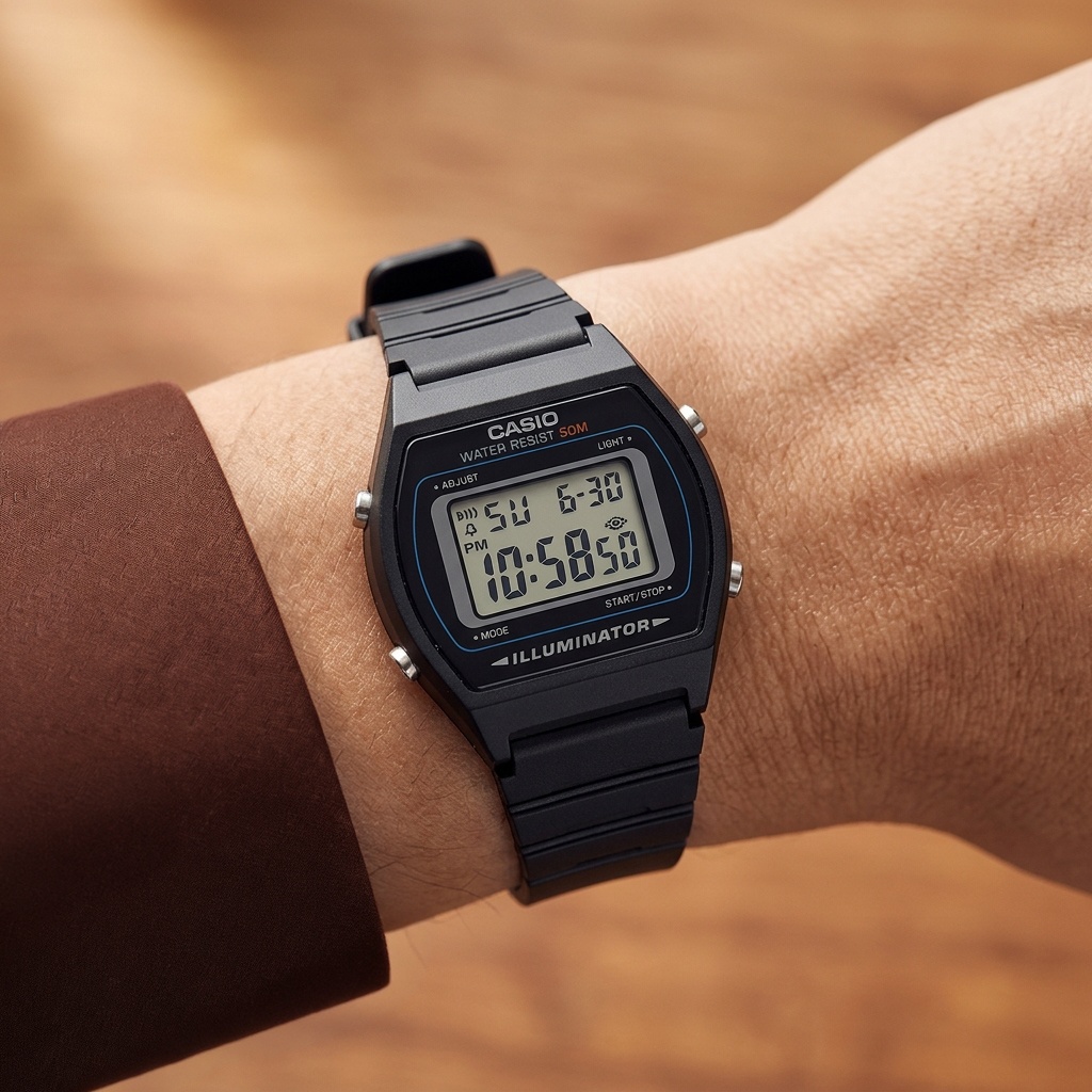 Casio Vintage W-202-1AVEF zegarek Vintage - miniatura 4