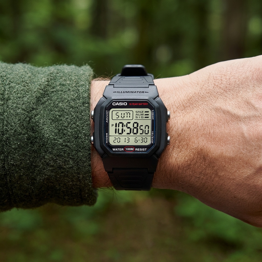 Casio W-800H-1AVES zegarek sportowy Sportowe - miniatura 4