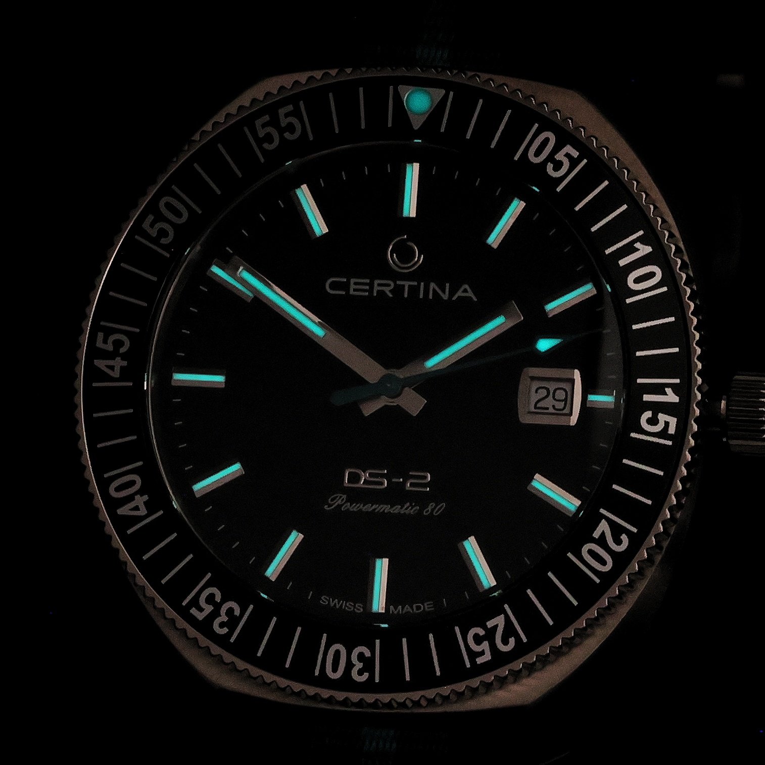 DS-2 Powermatic 80 Tourning Bezel Sea Turtle Conservancy 41mm Certina C024.607.48.051.10 - hover