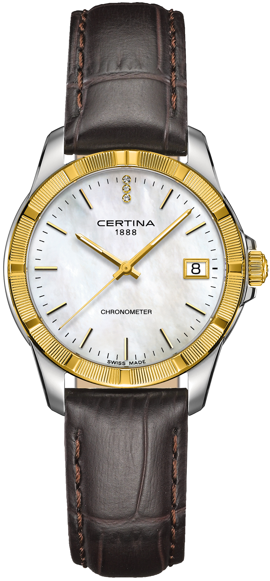 DS JUBILE LADY CHRONOMETER 18K GOLD 32mm Certina C902.251.46.016.00 