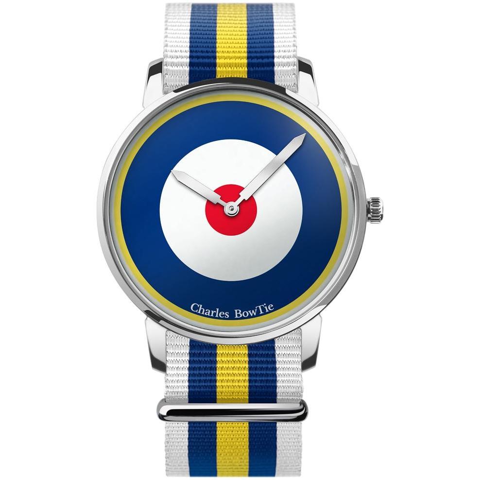 Charles BowTie HALSANB zegarek męski fashion-modowy Roundel Collection pasek - miniatura 10