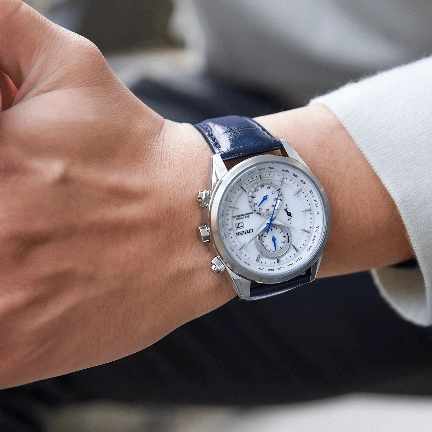 Citizen AT8260-18A Eco-Drive Elegance zegarek elegancki Ecodrive - miniatura 4