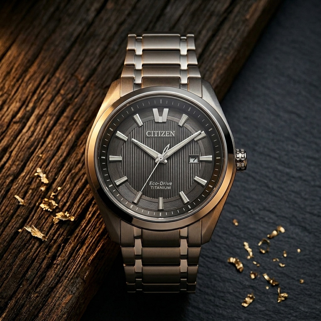 Citizen AW1240-57E zegarek srebrny klasyczny Ecodrive bransoleta - miniatura 5