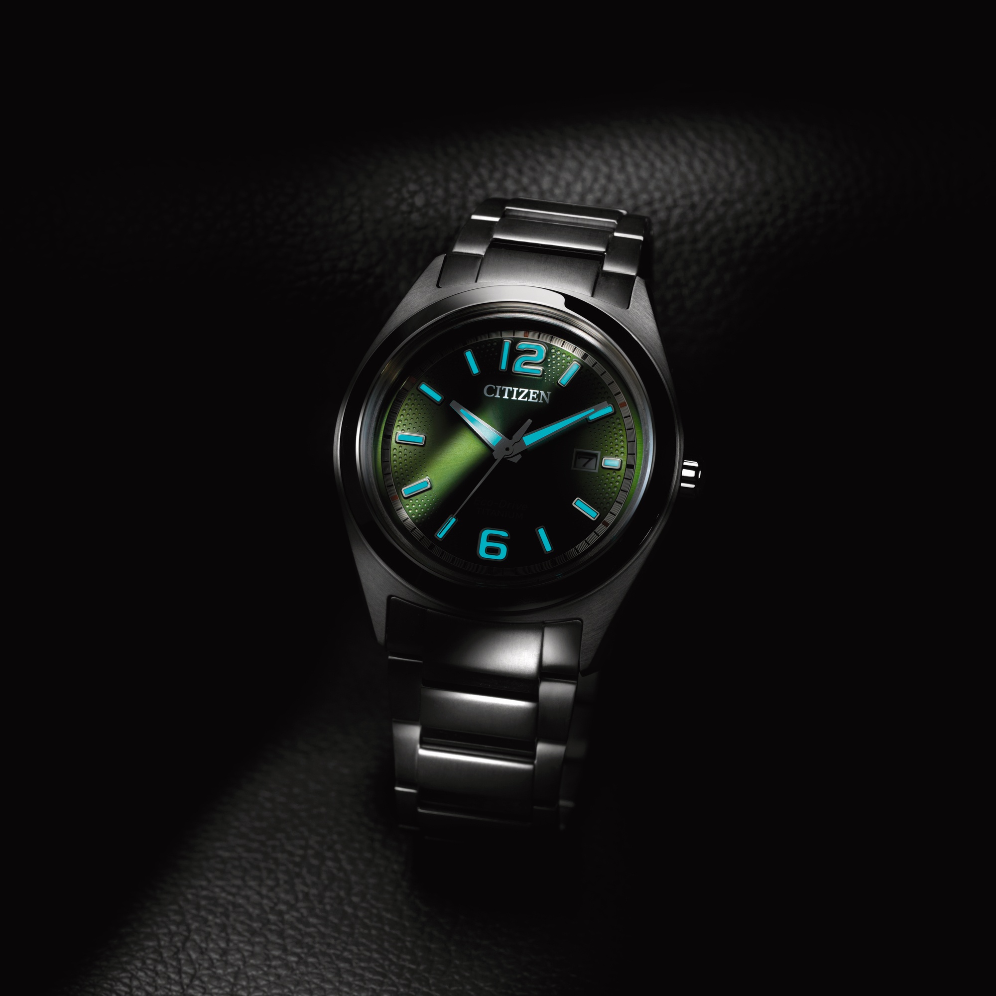 Citizen AW1641-81X zegarek szary klasyczny Titanium bransoleta - miniatura 7