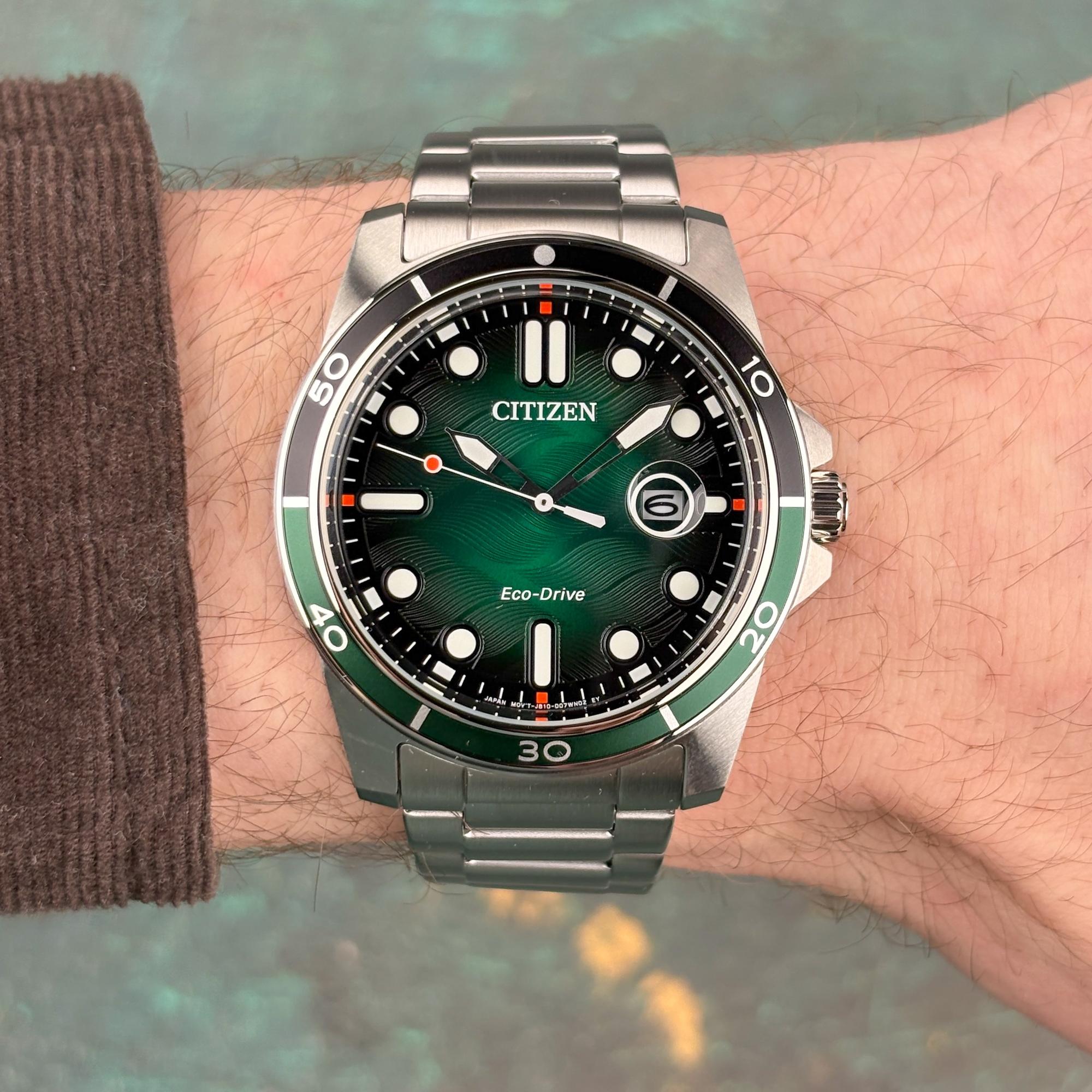 Citizen AW1811-82X Eco-Drive Marine zegarek klasyczny Ecodrive - miniatura 4