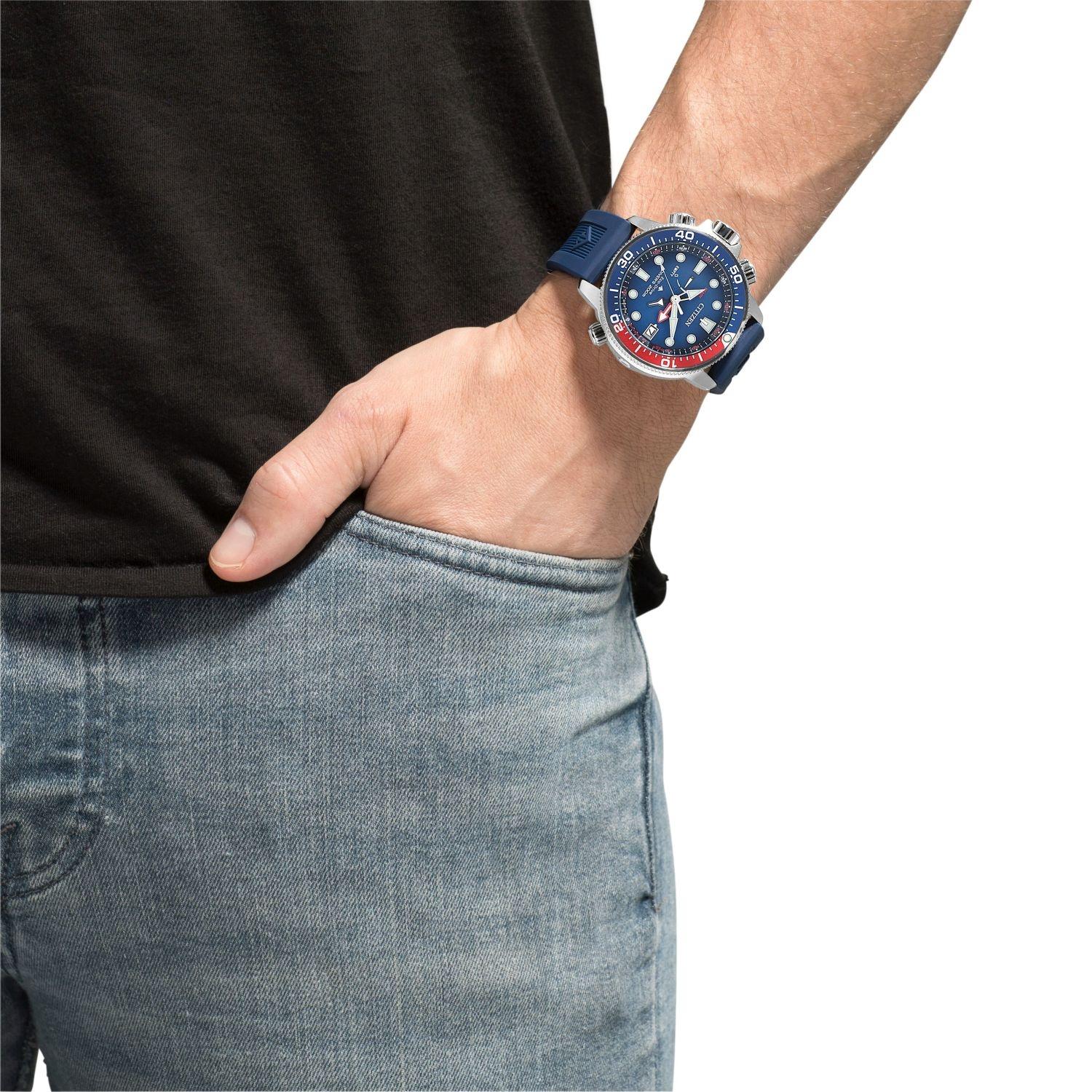 Citizen BN2038-01L Promaster PROMASTER AQUALAND Divers 200m zegarek męski sportowy mineralne - miniatura 6